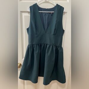 Banana Republic Deep Green Peplum Blouse
